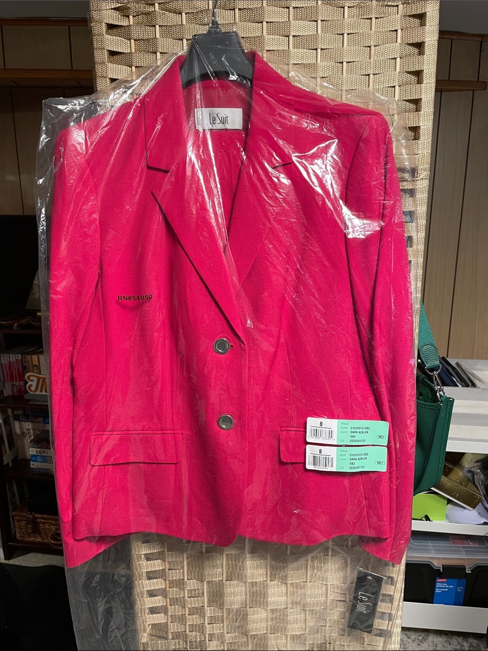 Le Suit Women's Crepe Two-Button Jacket & Pull-On Pantsuit
Set 8 - Picture 5 of 7